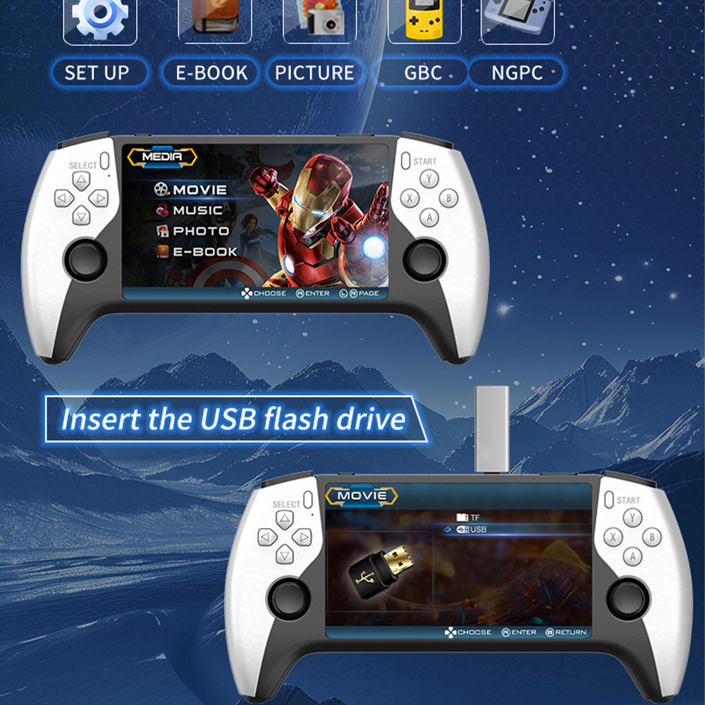 2026 새로운 SF3500 5인치 휴대용 게임 콘솔  - Retro Gaming Tablet 리뷰 및 가격