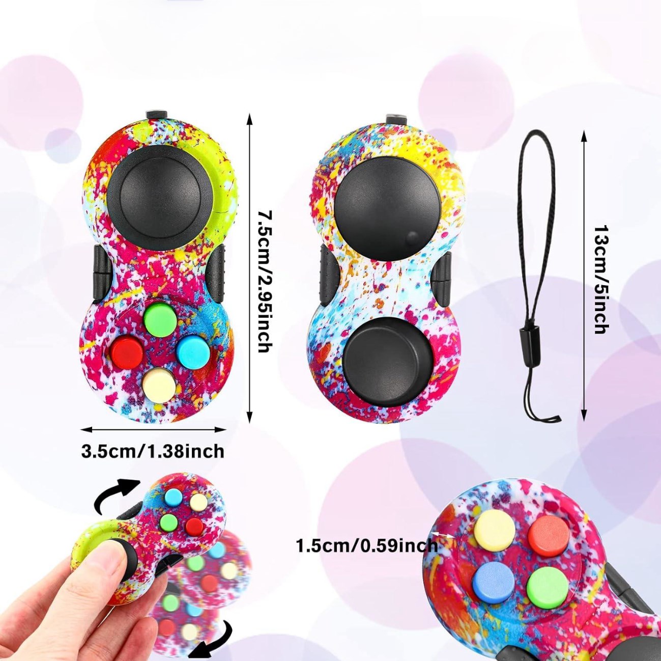Fidget 패드 레트로 클래식 Fidget 컨트롤러  - Retro Gaming Tablet 리뷰 및 가격