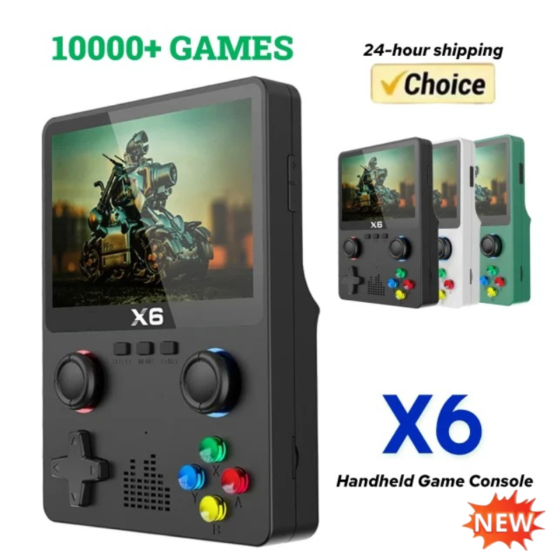 3.5/4인치 IPS 화면 X6 레트로 휴대용 비디오  - Retro Gaming X6 리뷰 및 가격