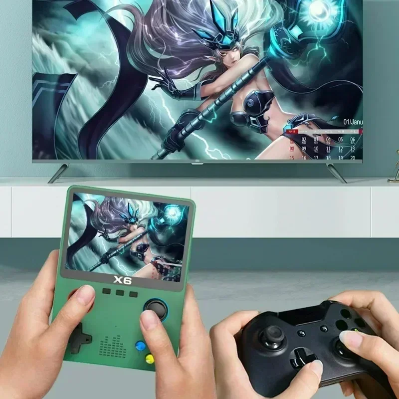 3.5/4인치 IPS 화면 X6 레트로 휴대용 비디오  - Retro Gaming X6 리뷰 및 가격