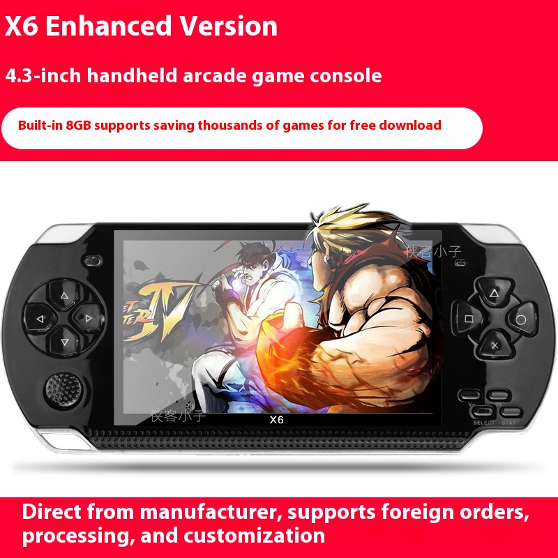 PSP 3000 X6 콘솔 12가지 시뮬레이터 1000 - Retro Gaming X6 리뷰 및 가격