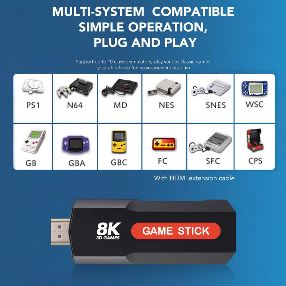 X2 게임 스틱 HD 4K 8K 3D 콘솔 듀얼 컨트롤 - Retro Gaming Tablet 리뷰 및 가격