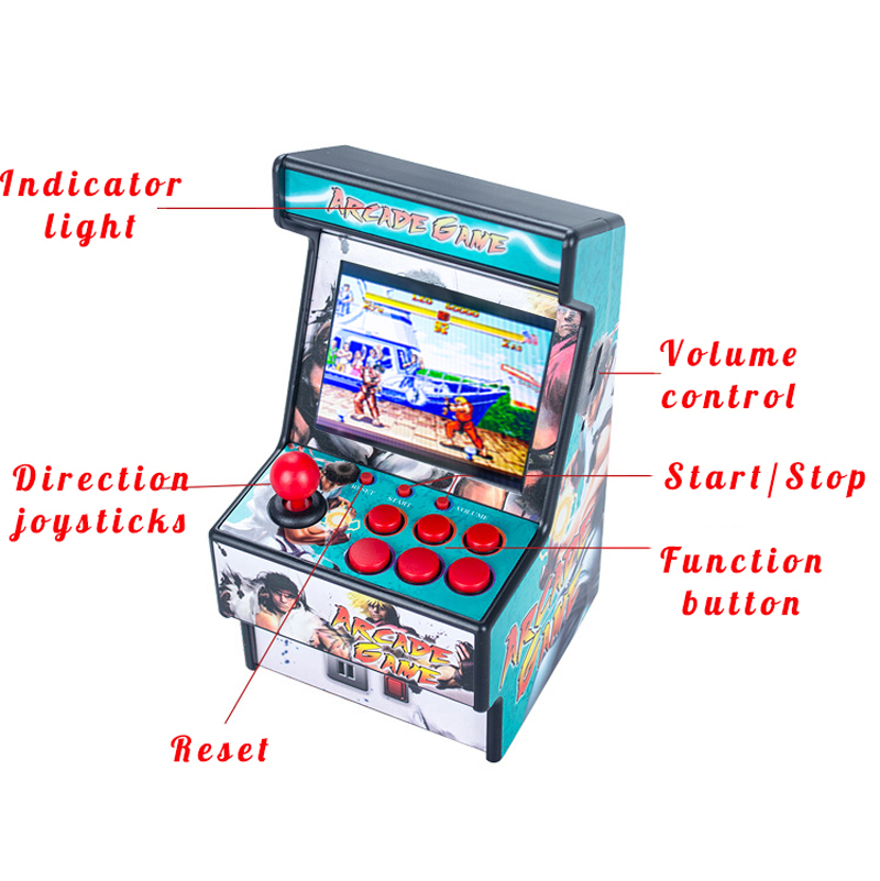 2.8인치 16비트 미니 휴대용 비디오 아케이드 게임  - Retro Gaming X6 리뷰 및 가격